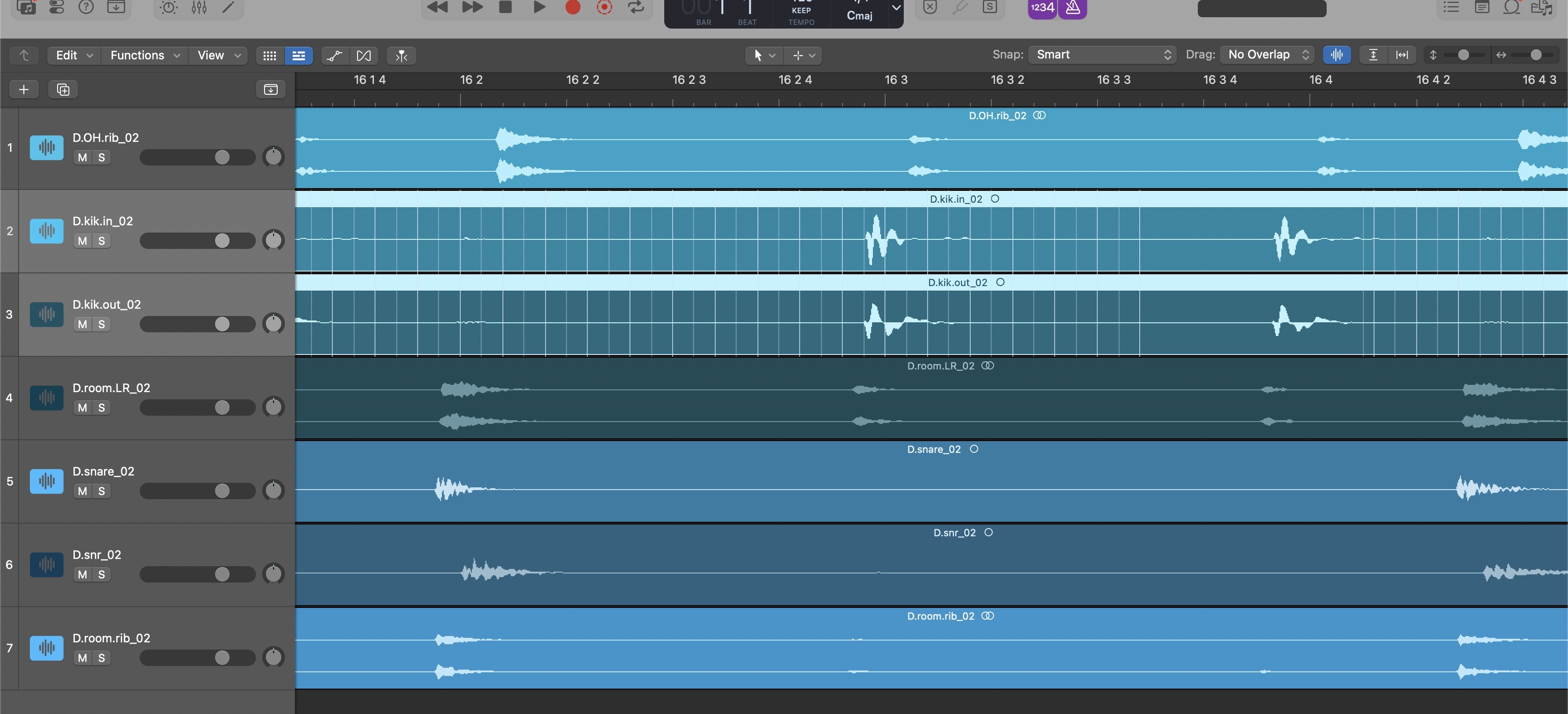 Selected Tracks Mode